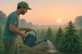 Почему каннабис в жару нуждается не просто в поливе